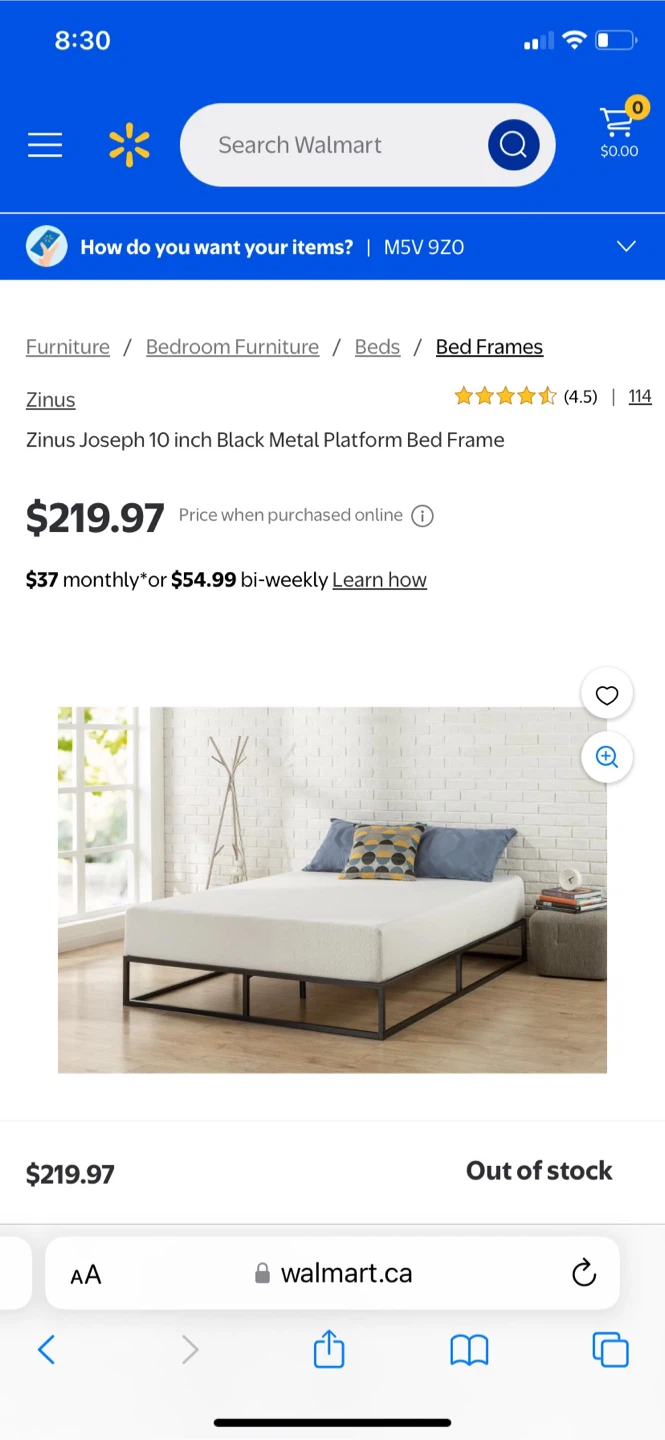 queen bed frame