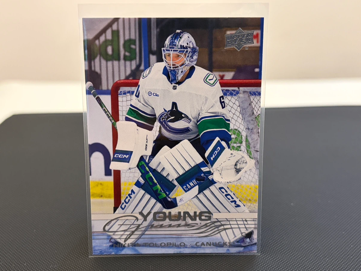 Nikita Tolopilo 25-26 Canucks Young Guns Rookie Card #221