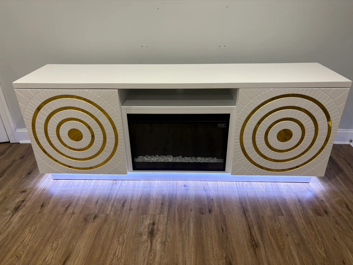 Entertainment stand with heater and cooling fan - photo 3