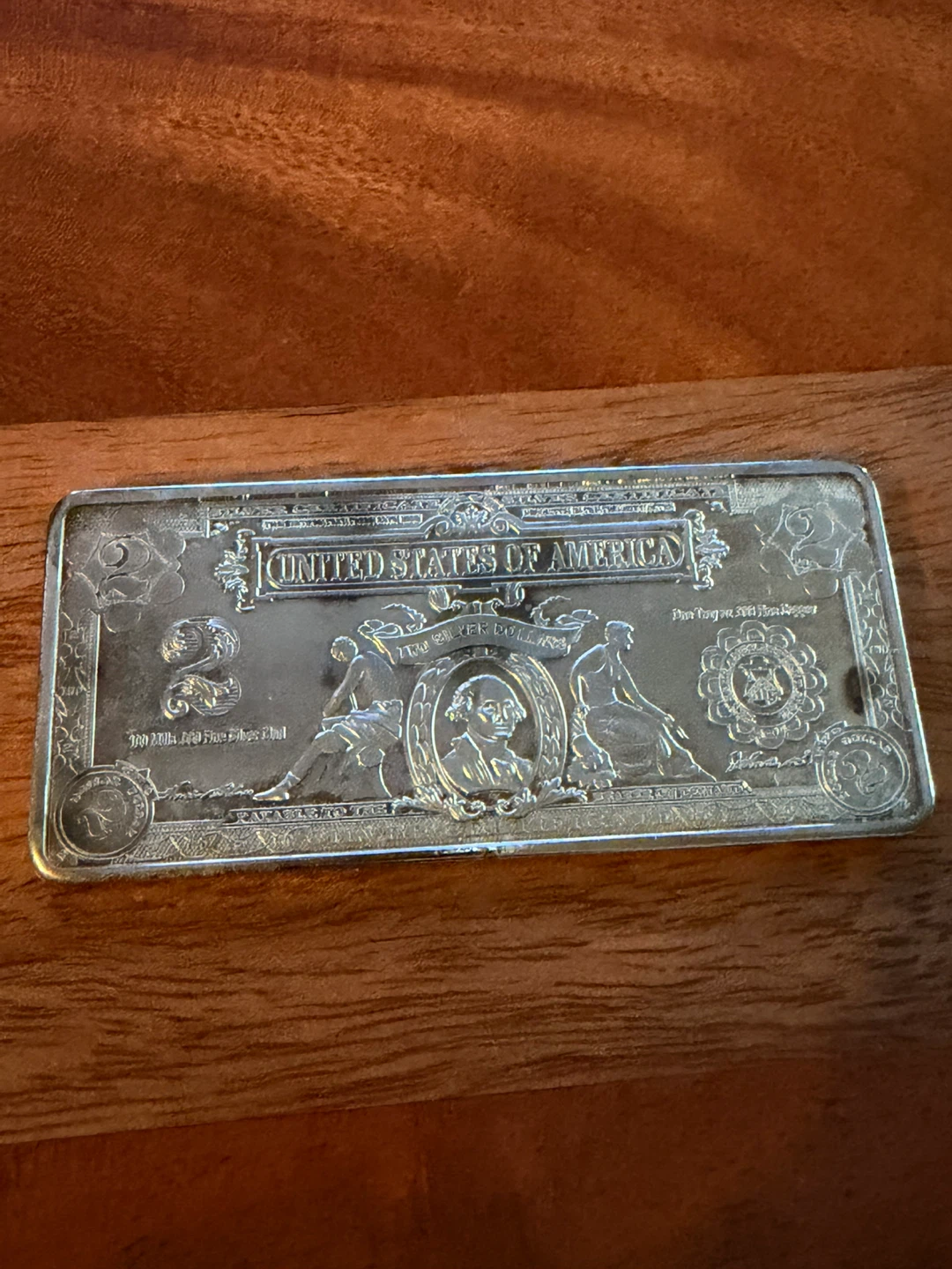 2 United States of America 100 Mills 999 Fine Silver Clad Bars - photo 2
