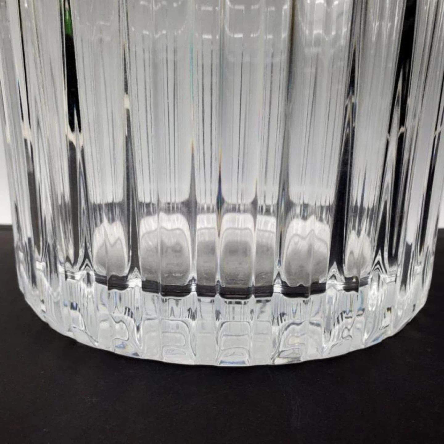 Tiffany and Co Crystal Ice Bucket with Vertical Ribbing - photo 4