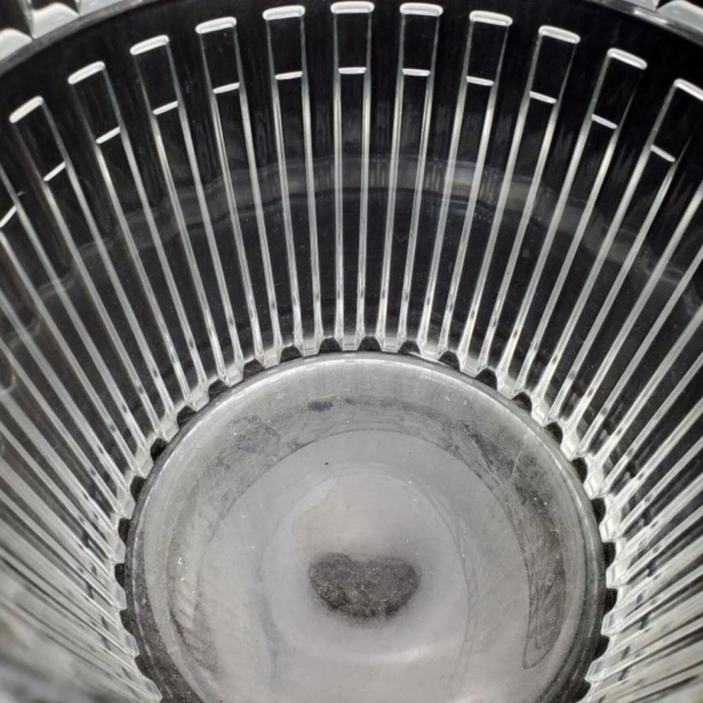 Tiffany and Co Crystal Ice Bucket with Vertical Ribbing - photo 3