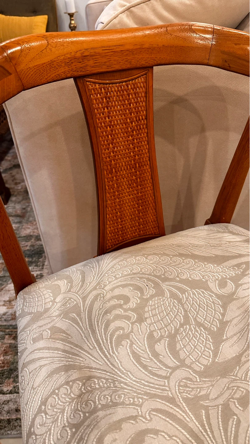 Thomasville Tamerlane mid-century walnut dining set - photo 5
