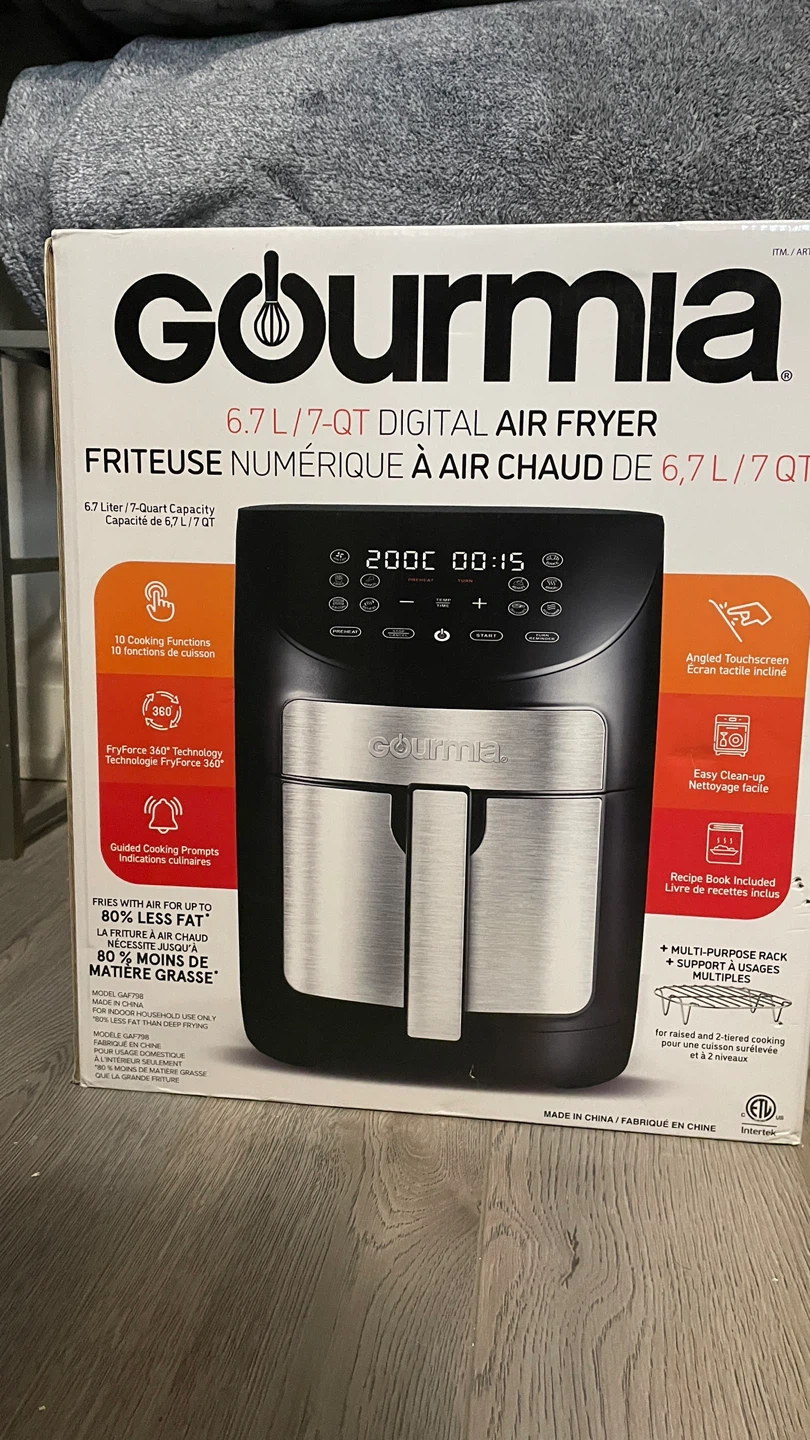 Gourmia 6.7L/7-QT Digital Air Fryer