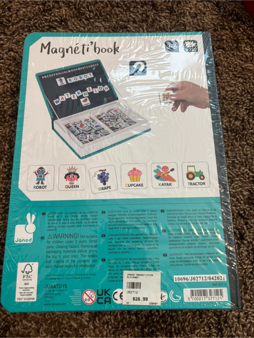 Janod Magnéti'book English Alphabet Magnetic Game - photo 2