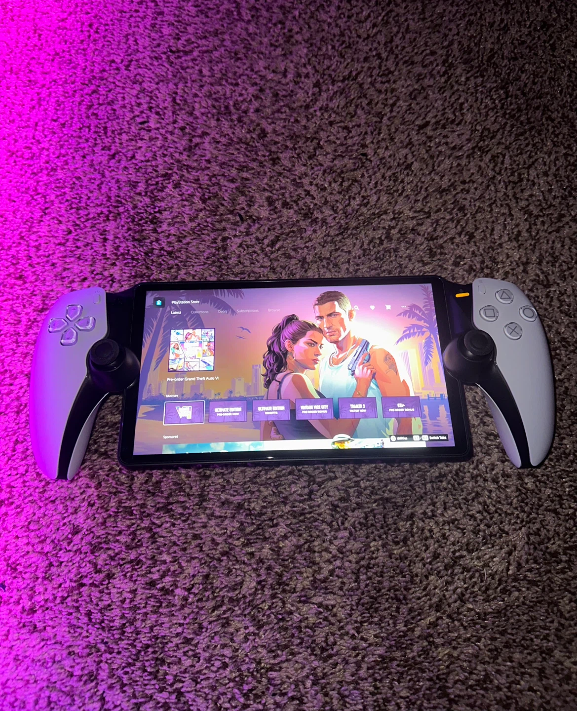 Brand New White PlayStation Portal W/ Cable & Much More!