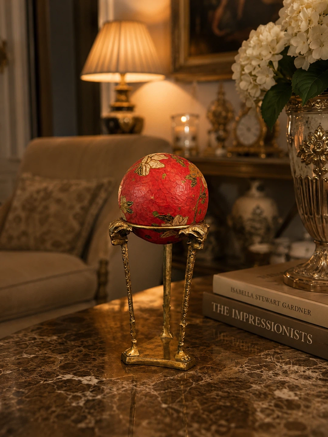 Decorative Orb on Stand