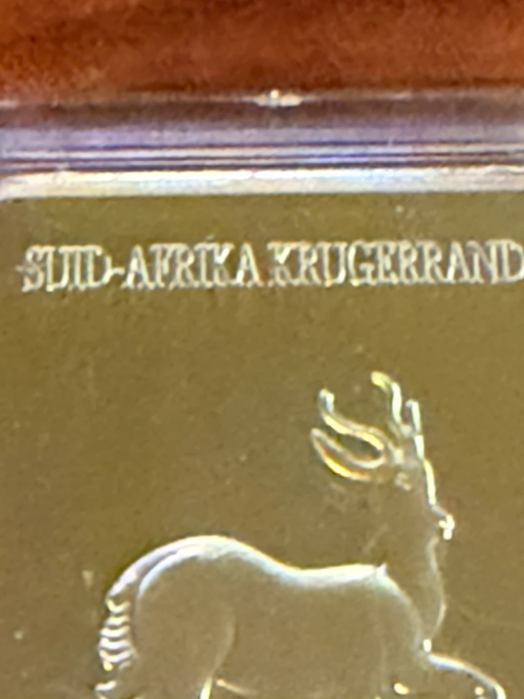 South Africa Krugerrand .999 Gold Clad Bar x2 - photo 5