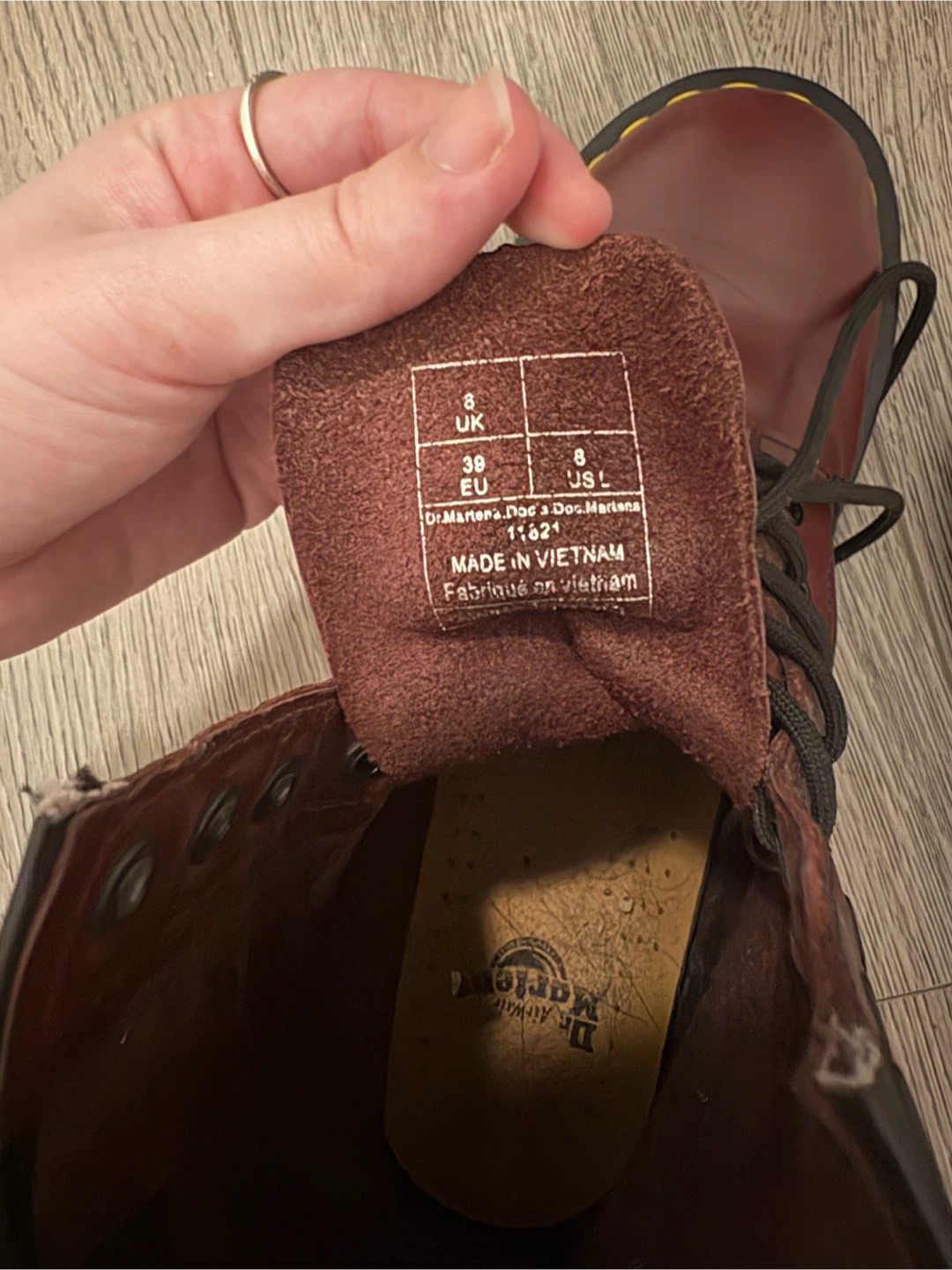 Dr. Martens 1460 Cherry Red (2016 Premium Leather - Like New) - photo 3
