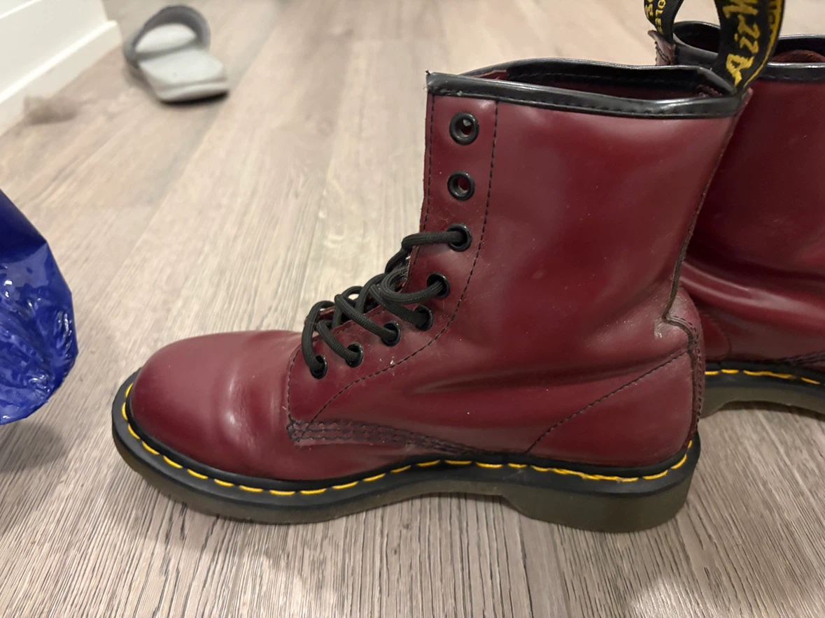 Dr. Martens 1460 Cherry Red (2016 Premium Leather - Like New) - photo 4