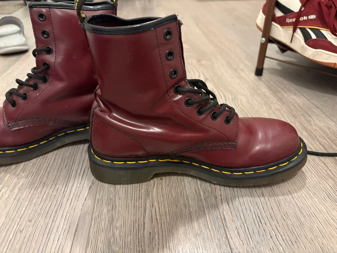 Dr. Martens 1460 Cherry Red (2016 Premium Leather - Like New) - photo 5
