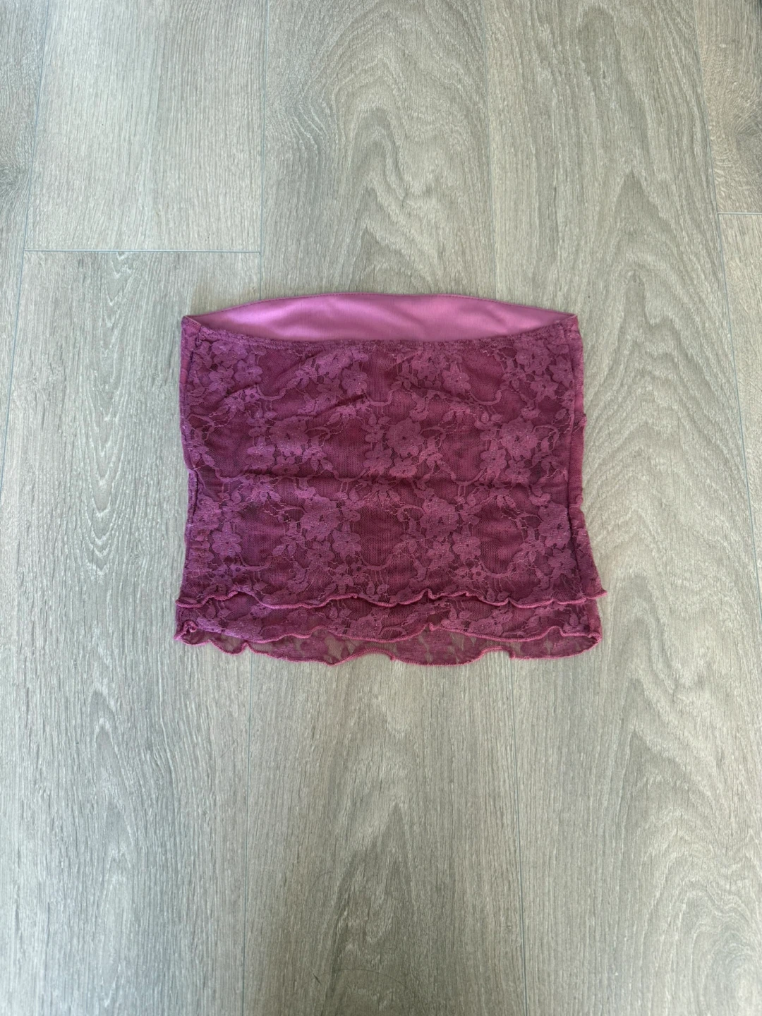 Kensie Blue Lace Tube Top - Pink - Size S/P - photo 2