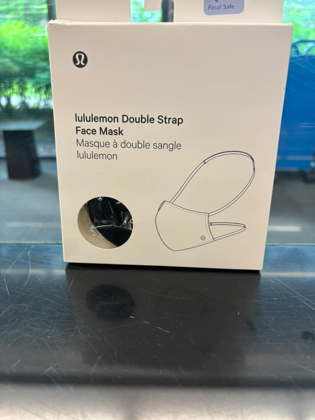 Lululemon Double Strap Face Mask - Black
