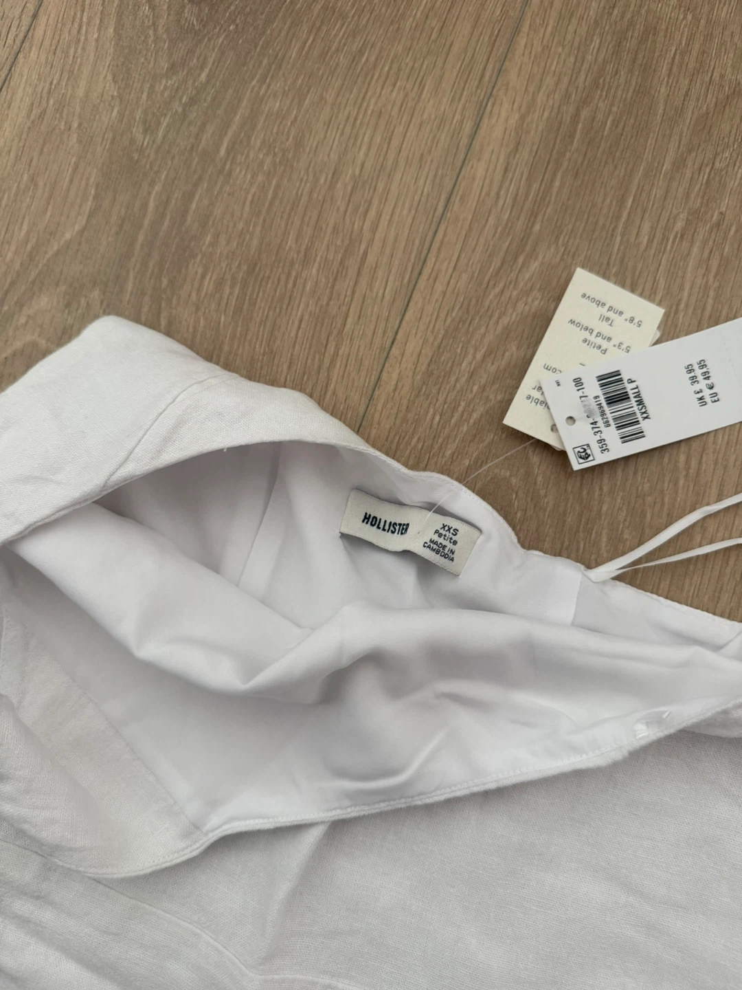 Hollister White One-Shoulder Dress - XXS - photo 3