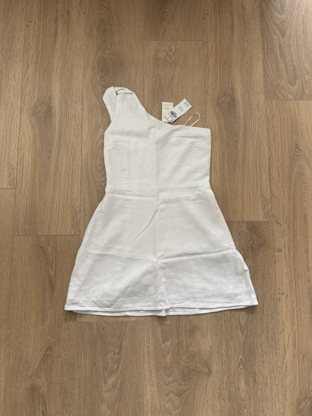 Hollister White One-Shoulder Dress - XXS