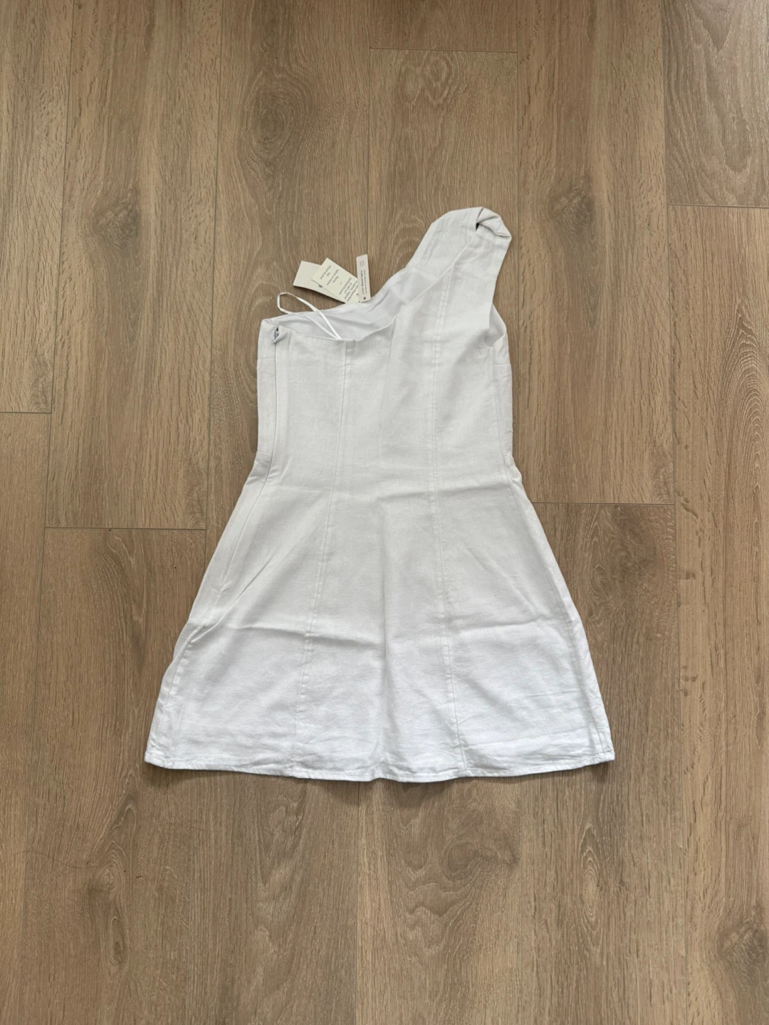 Hollister White One-Shoulder Dress - XXS - photo 4