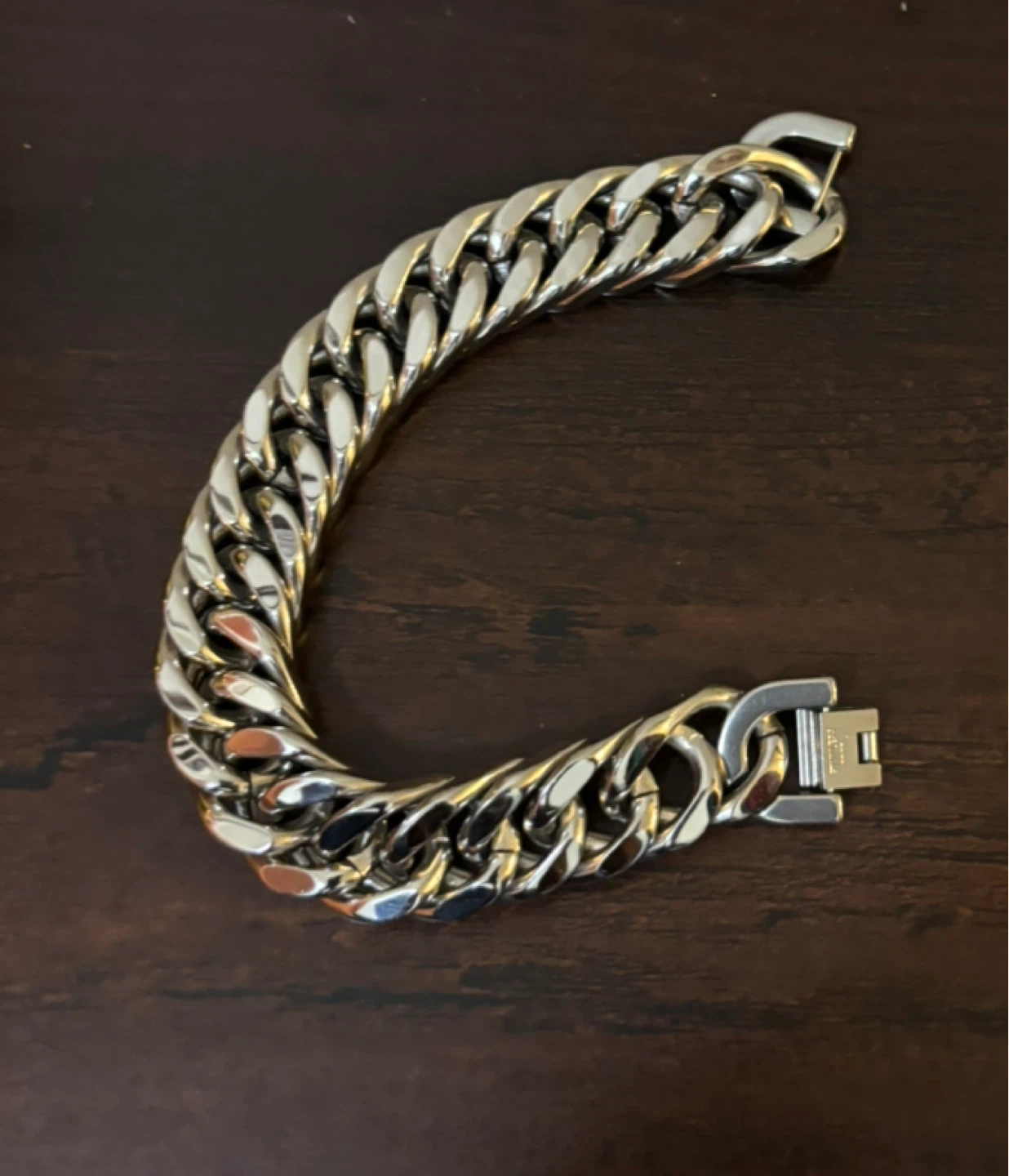 NEW-Men's Chunky Cuban Link Bracelet