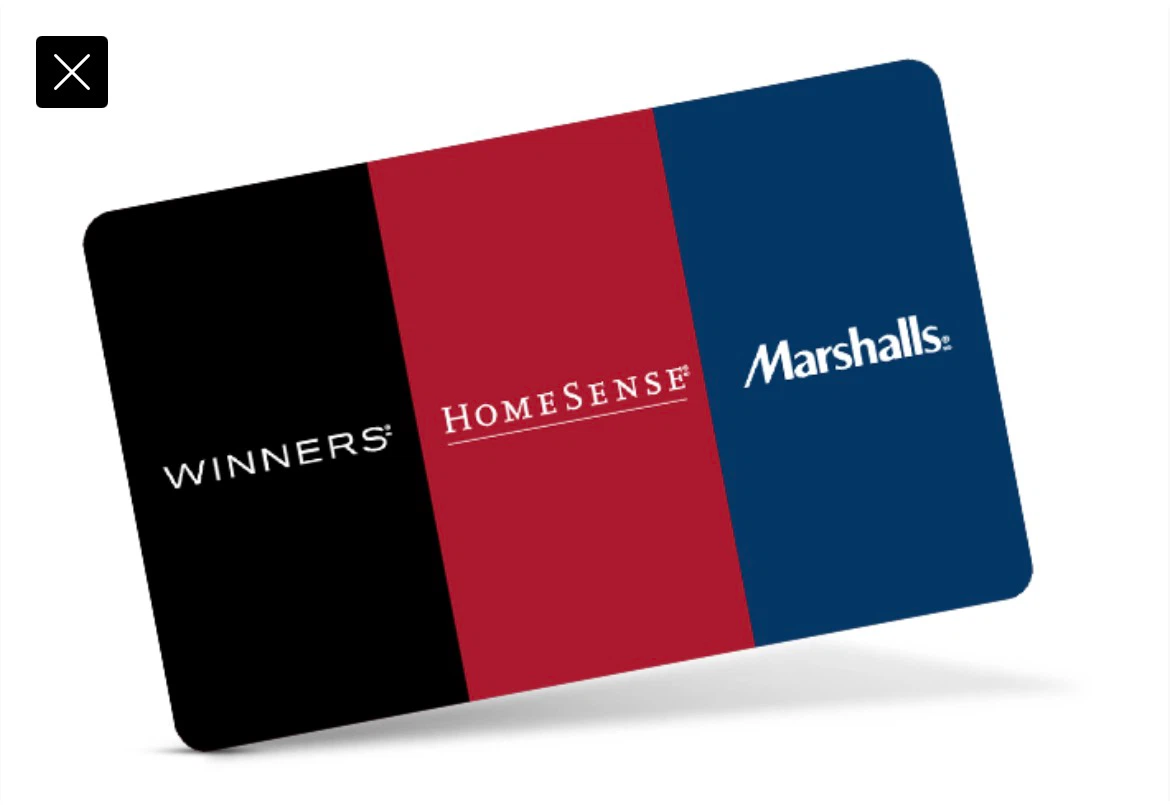 Winners Gift Card $150