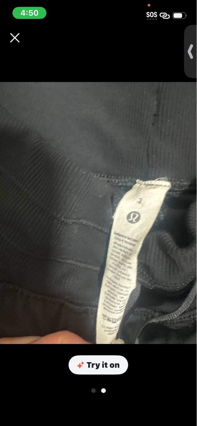 Lululemon Black Joggers Size 2 - photo 2