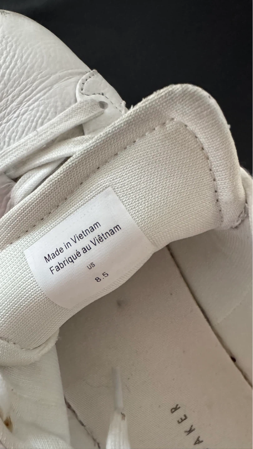 Ted Baker White Leather Sneakers US 8.5 - photo 4