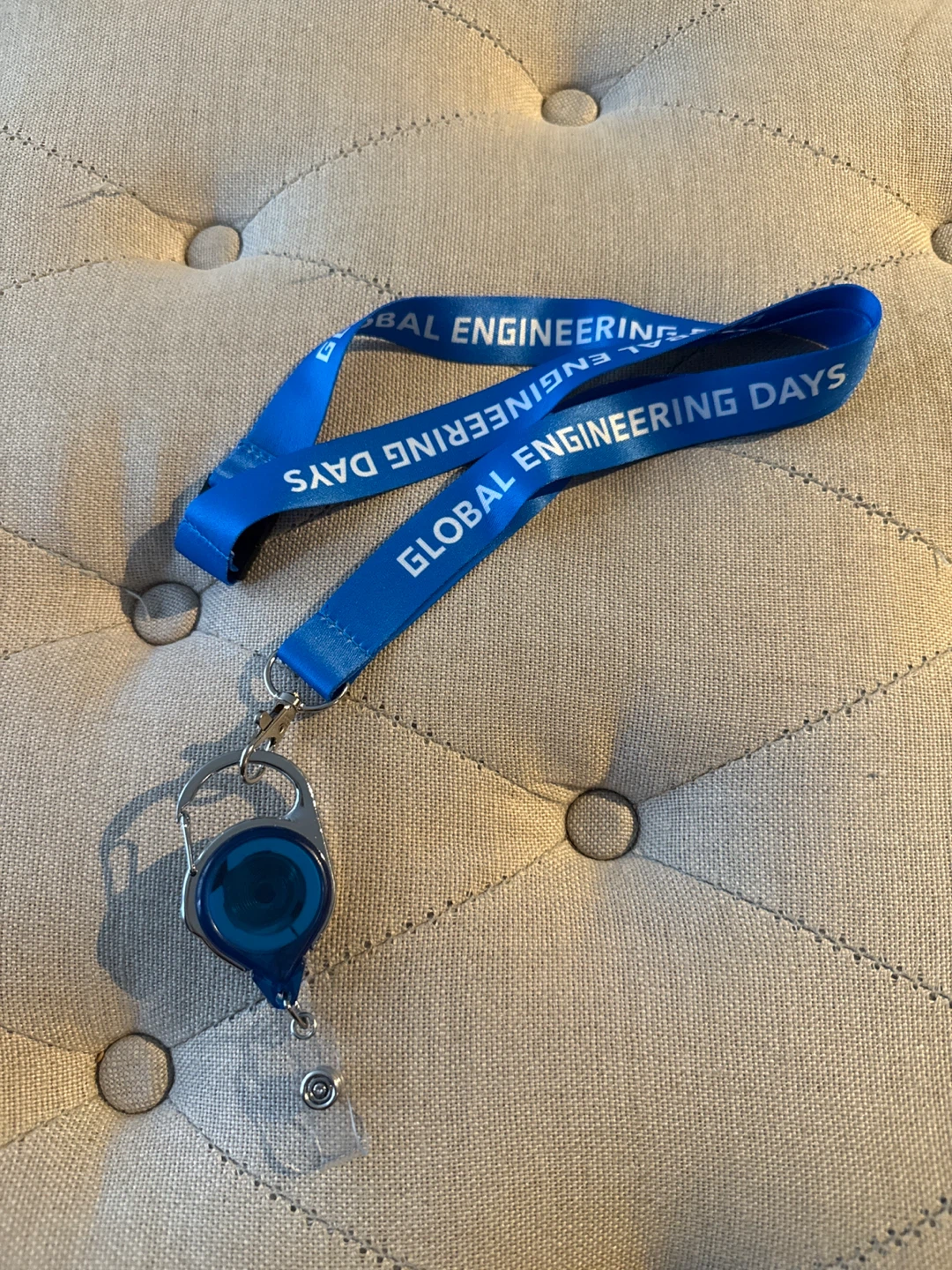 Lanyard with Retractable Badge Holder