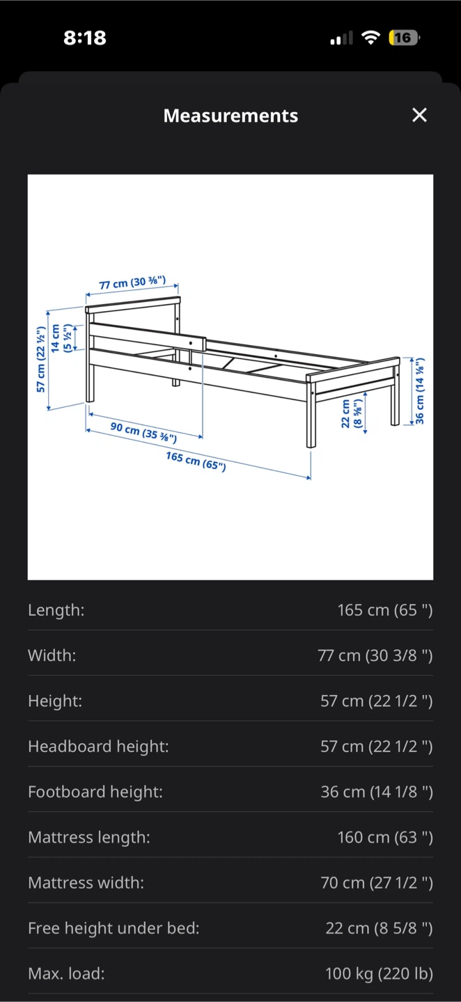Ikea Children's Bed Frame - photo 4