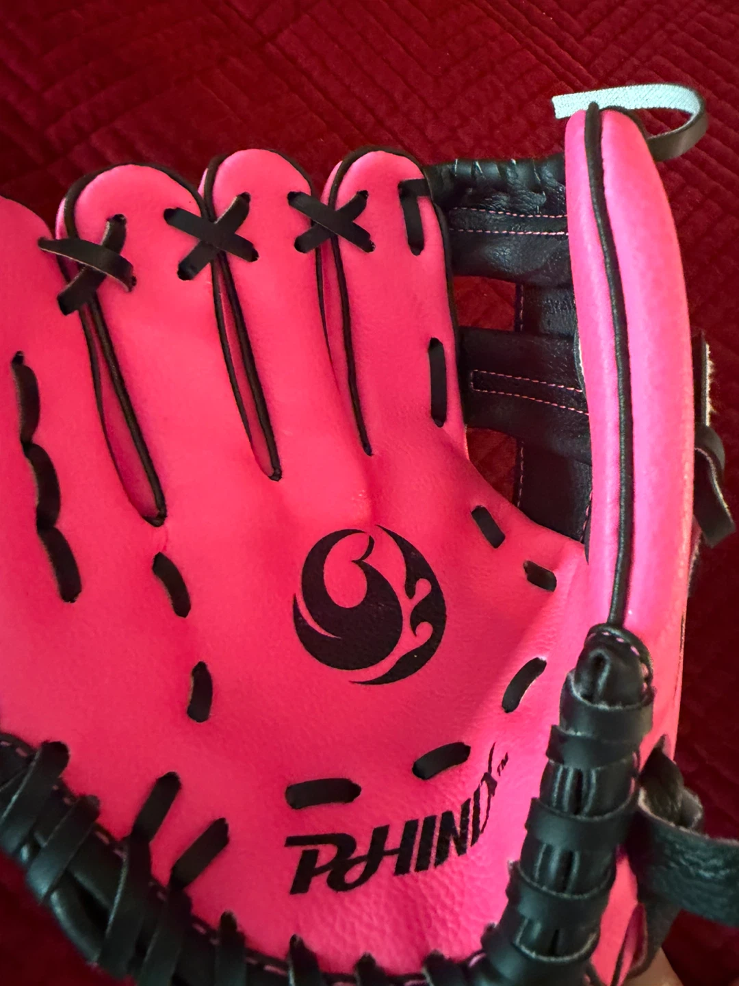 PHINIX Baseball Glove Tee Ball Mitts for Kids Play & Training 9”