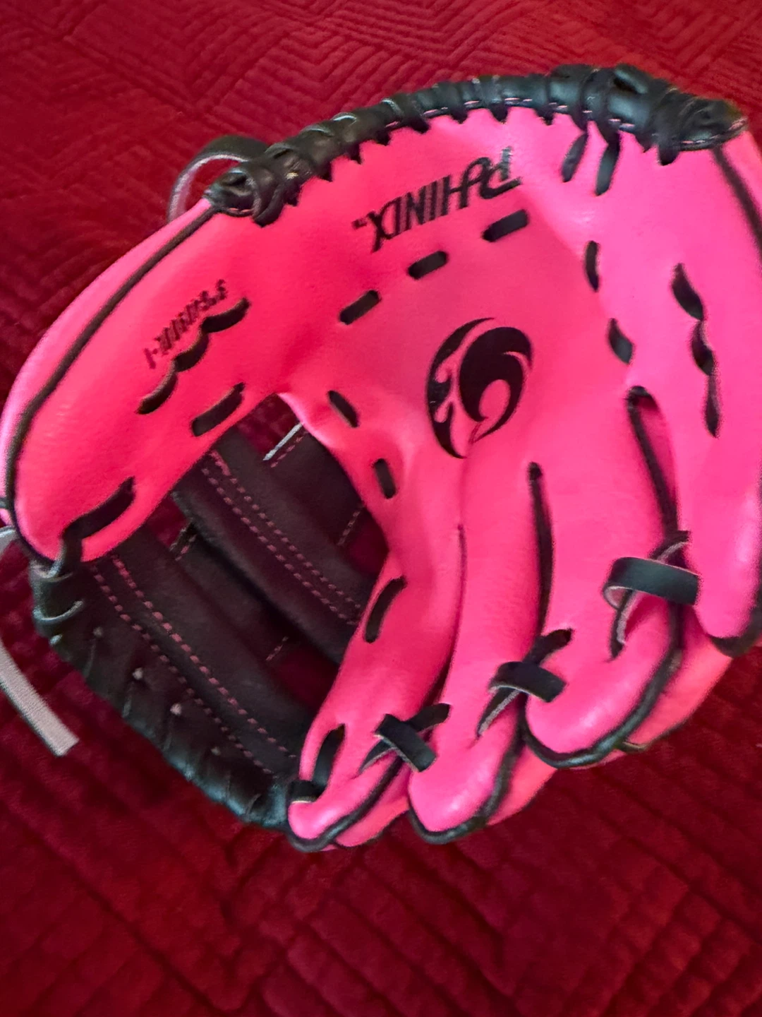 PHINIX Baseball Glove Tee Ball Mitts for Kids Play & Training 9” - photo 2