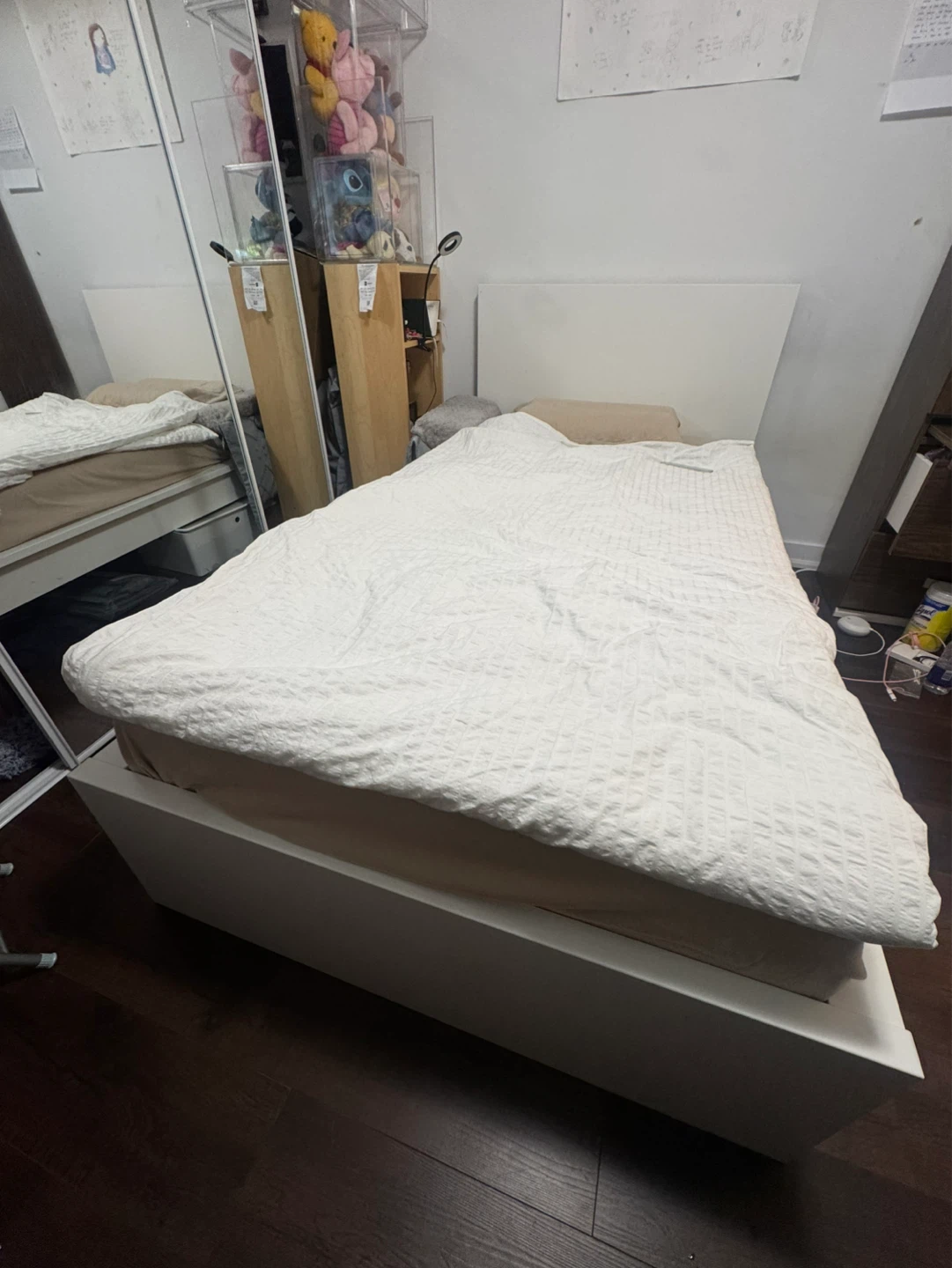 MALM High bed frame/2 storage boxes, white, Twin - photo 5