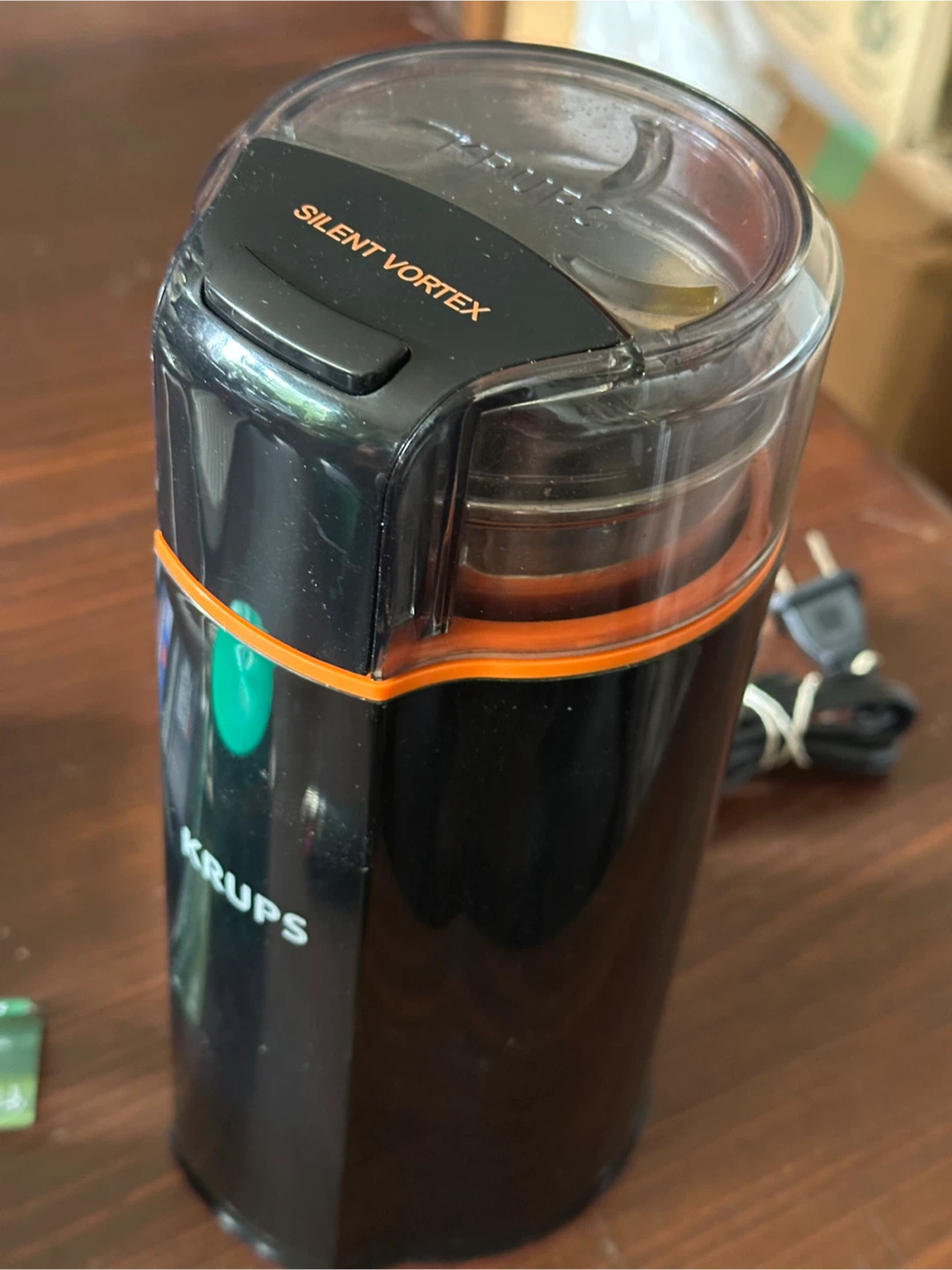 KRUPS Silent Vortex Coffee & Spice Grinder GX332