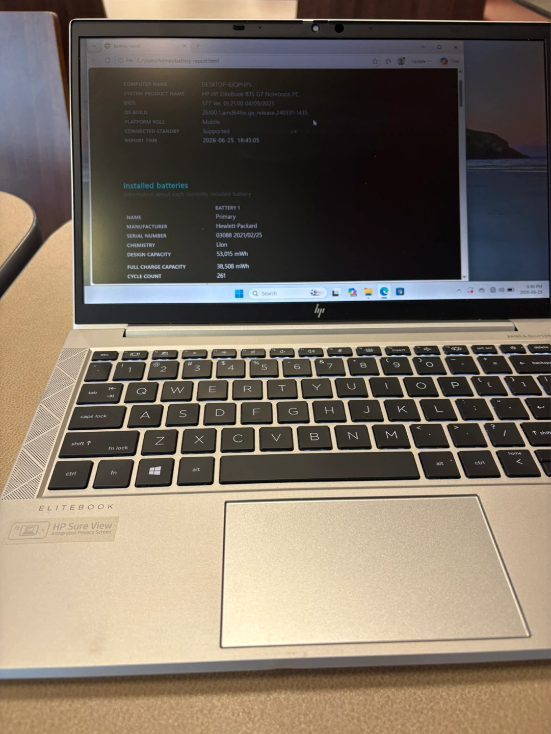 HP 835 G7 8 core Ryzen 7 PRO 4750u/16gb RAM/512GB SSD - photo 3