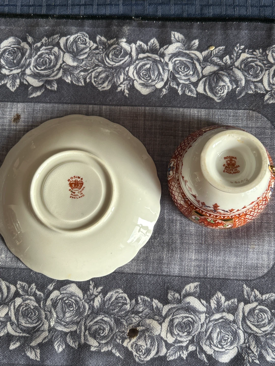 Rosina China Teacup and Saucer Set - photo 2