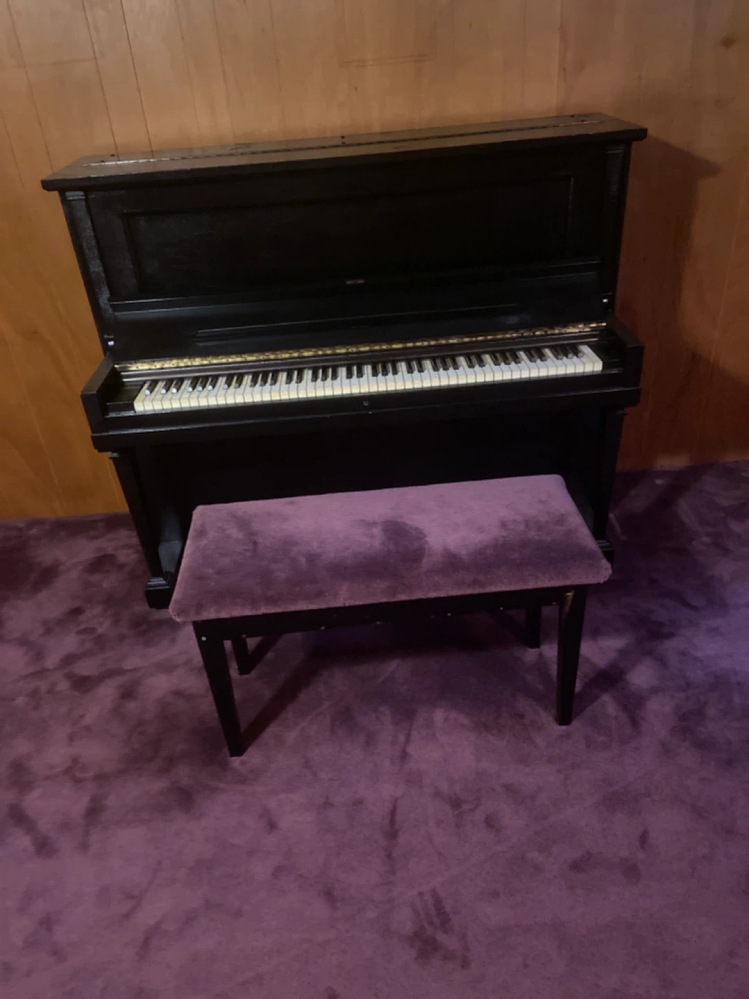 Upright Piano with Bench
