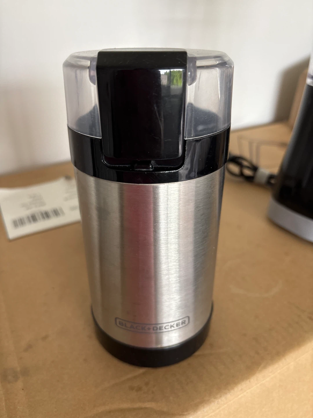 Black+Decker Stainless Steel Coffee Grinder