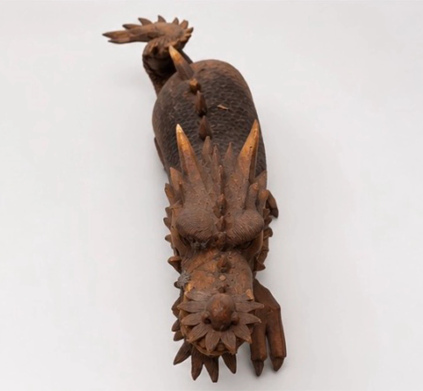 Wooden Dragon Sculpture - photo 3