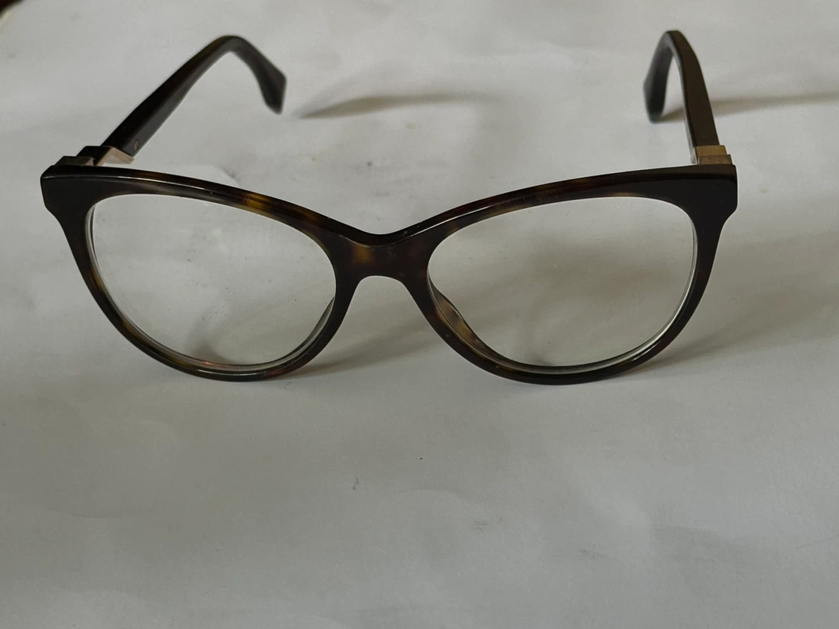 Authentic Fendi Tortoise & Gold Glasses Frames