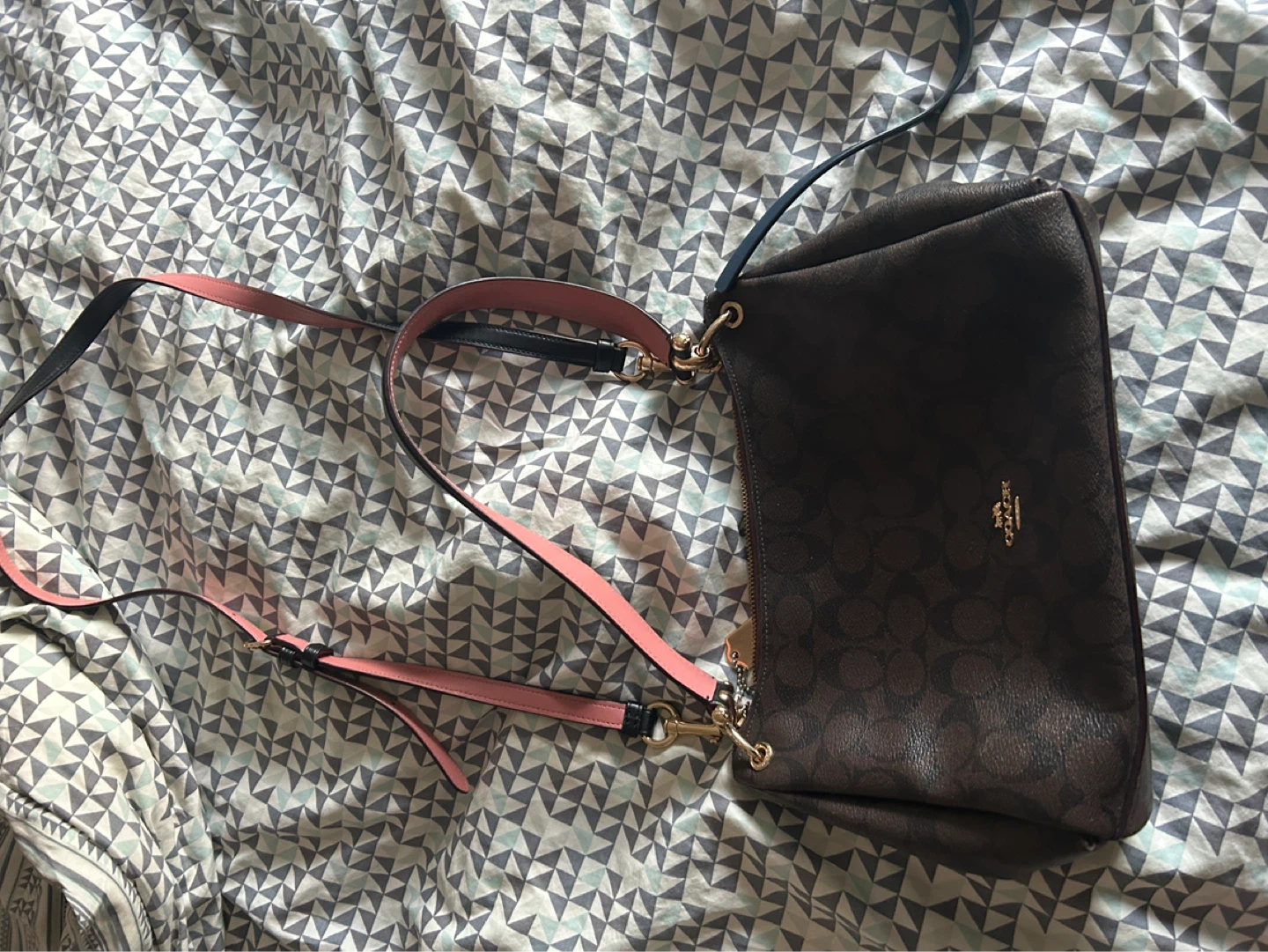 Coach Monogram Shoulder Bag