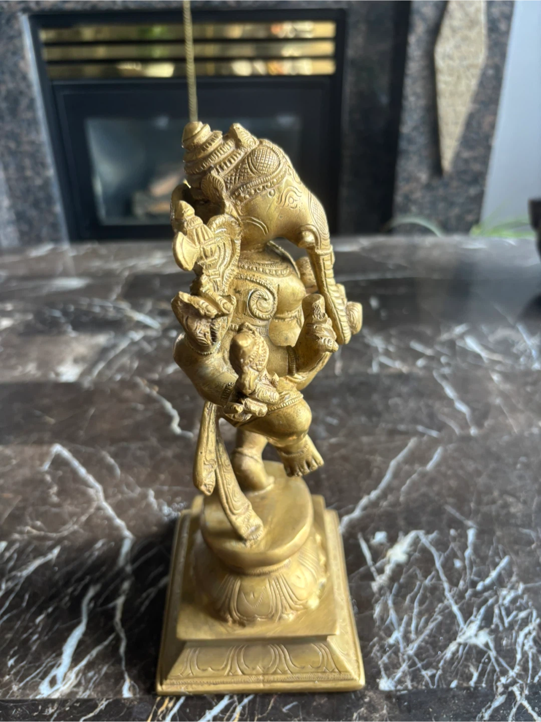 3 Kg Brass Ganesha Statue - photo 2