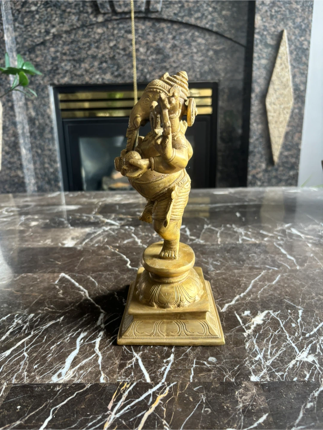 3 Kg Brass Ganesha Statue - photo 5