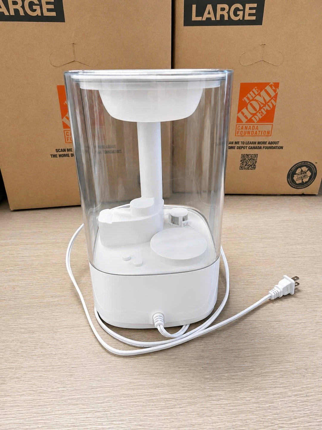 White Ultrasonic Humidifier