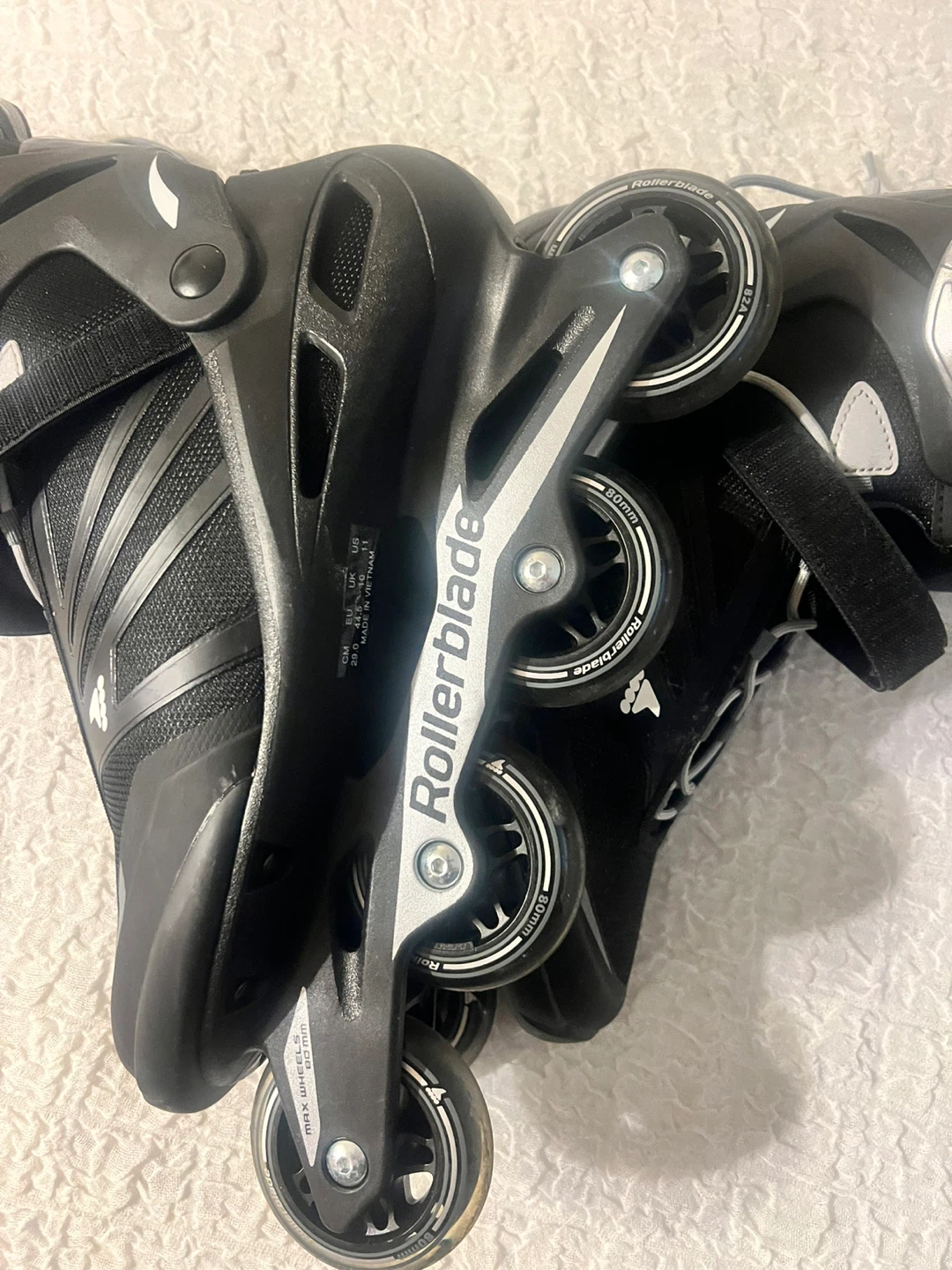 Rollerblade Inline Skates Black (used only once)