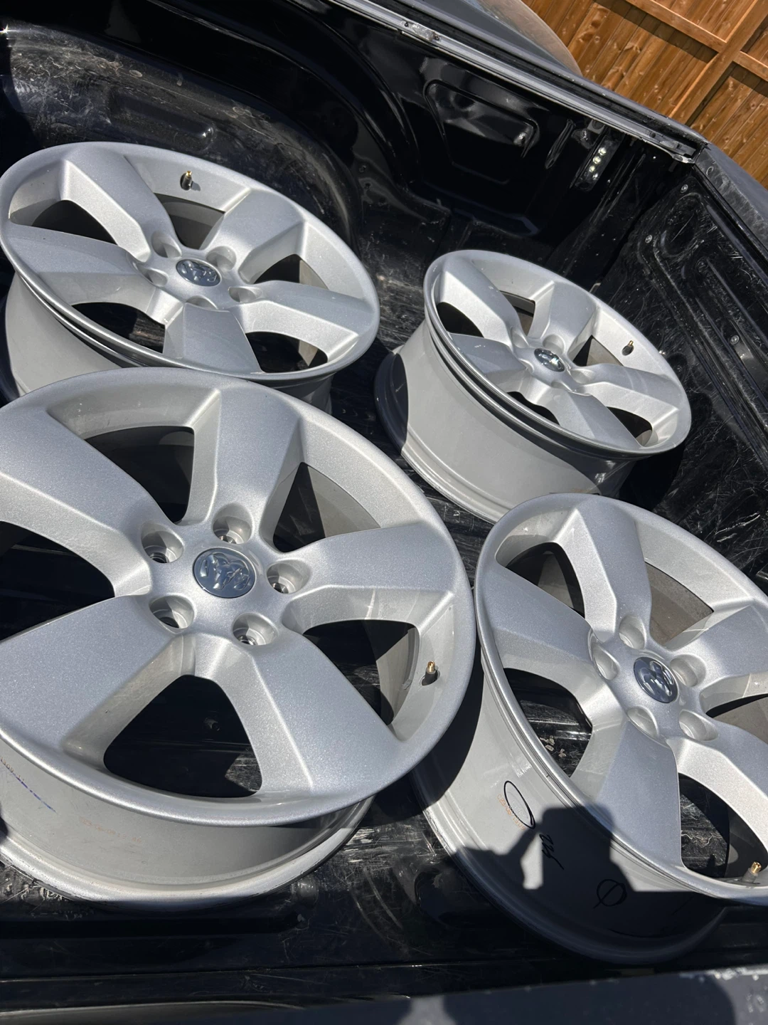 Perfect Set of 4 Ram 1500 Wheels