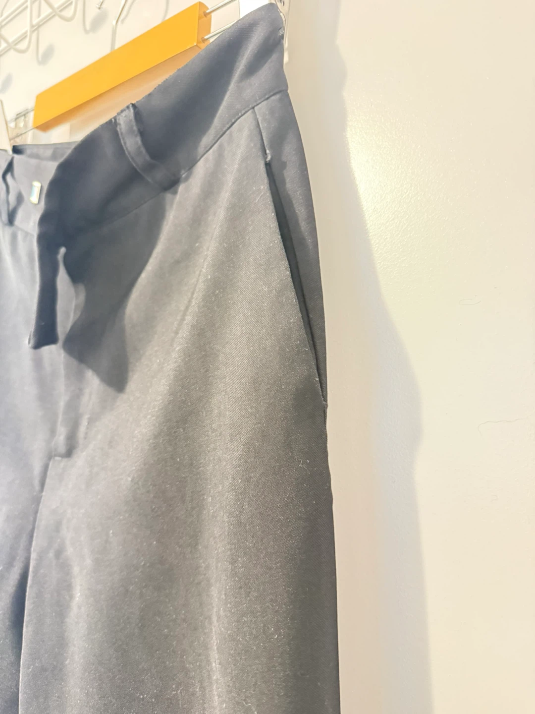 Black Wide Leg Trousers - XS - photo 4