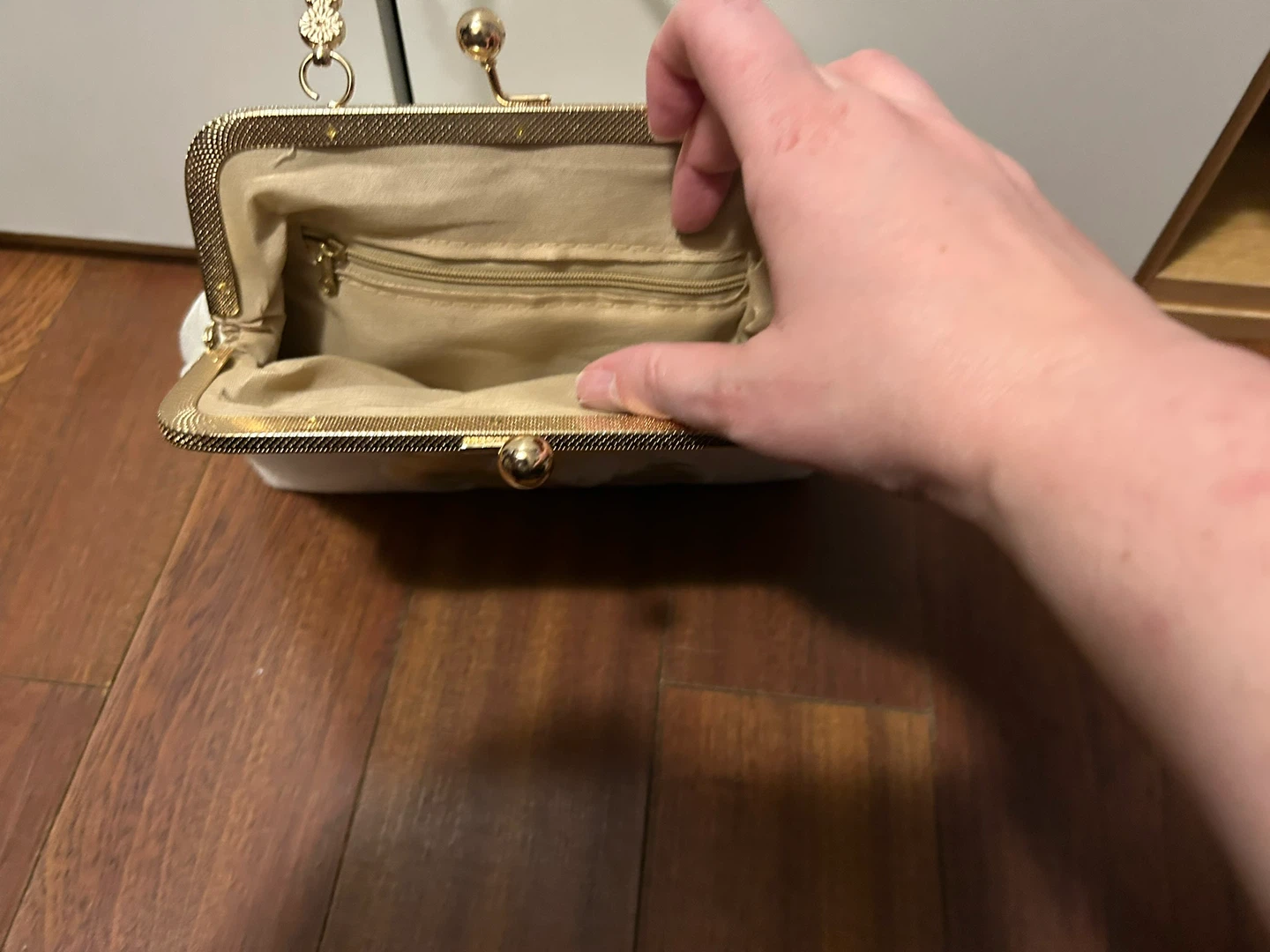 Vintage Elegant Floral Embroidered Evening Clutch Bag - New - photo 2
