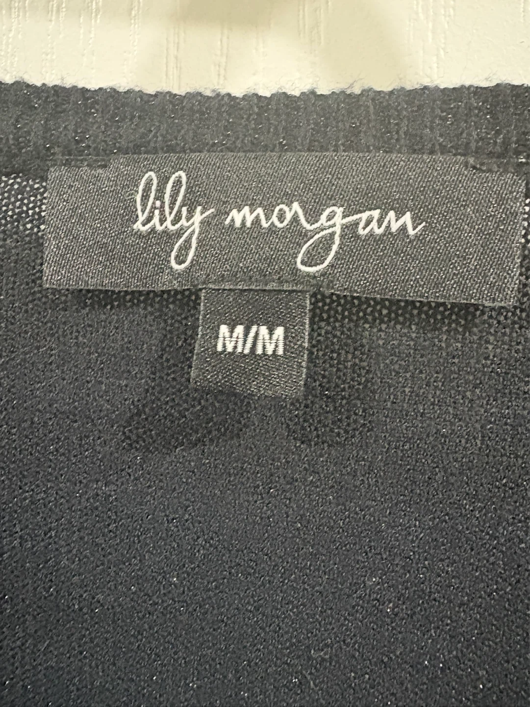 Lily Morgan Black Cardigan M/M - photo 2