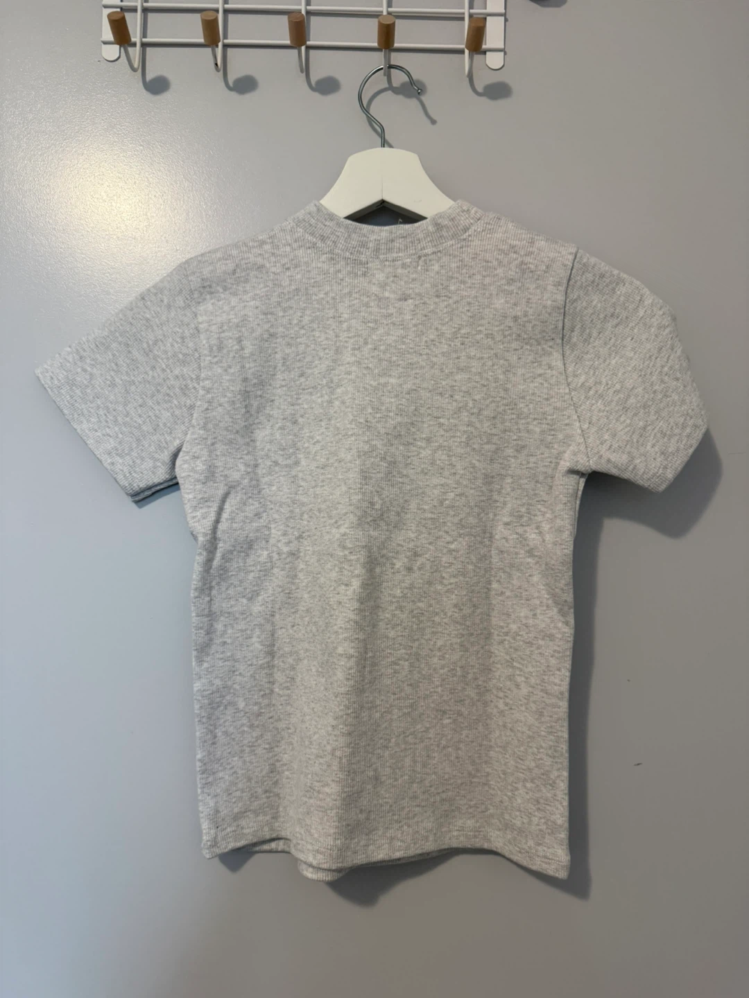 J.P Style Grey Ribbed T-Shirt -XS - photo 4