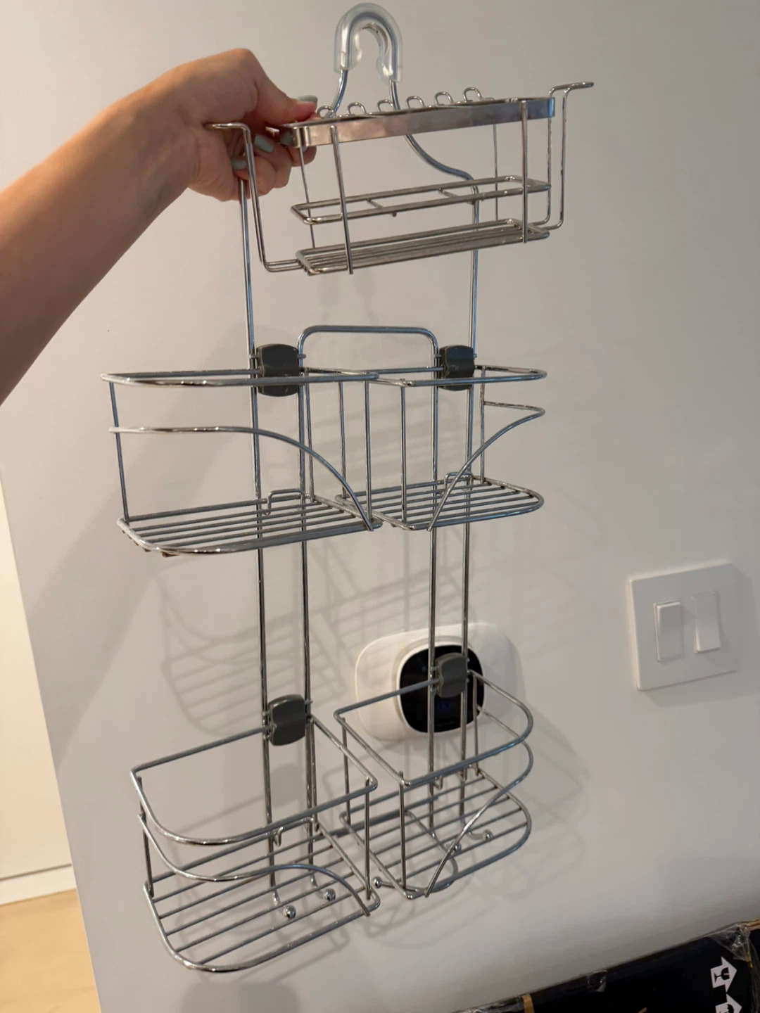 3-Tier Over-the-Shower Caddy Organizer