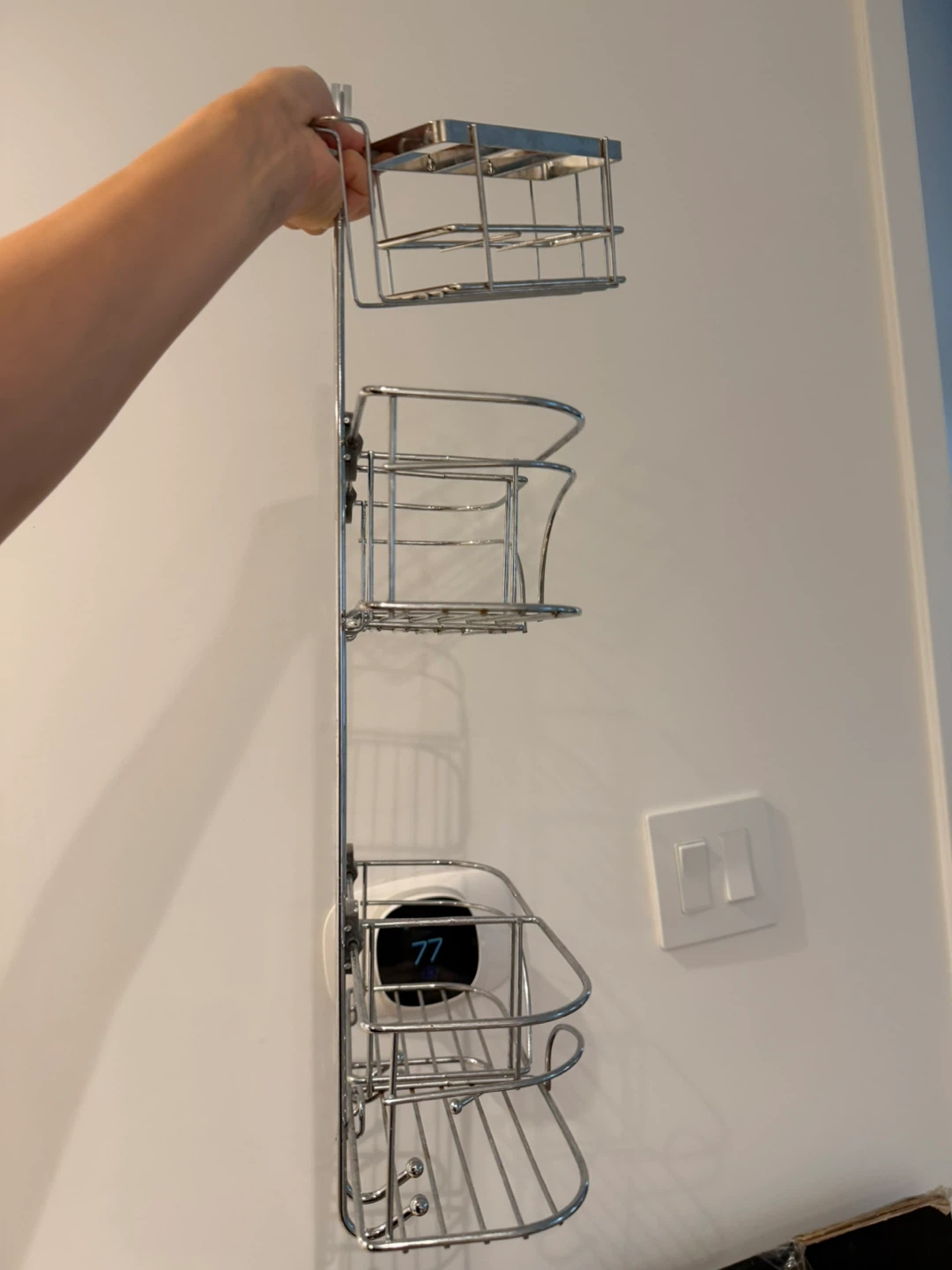 3-Tier Over-the-Shower Caddy Organizer - photo 2
