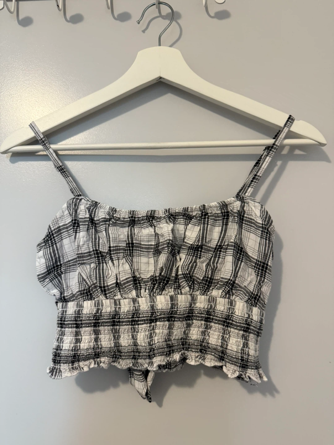 Hollister Plaid Crop Top