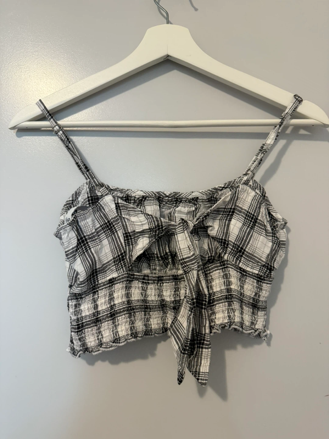 Hollister Plaid Crop Top - photo 2